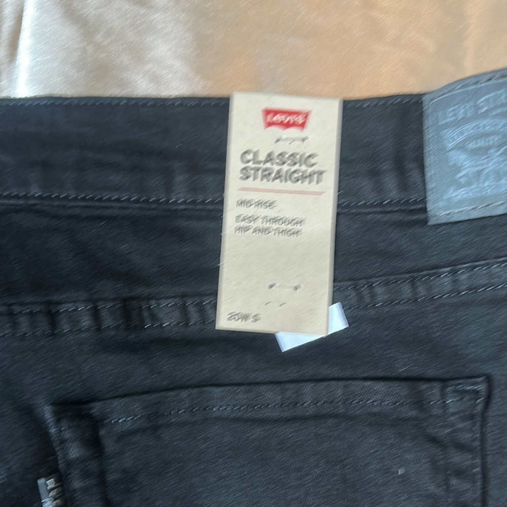 Levi's Black Straight Pants - Picture 12 of 13
